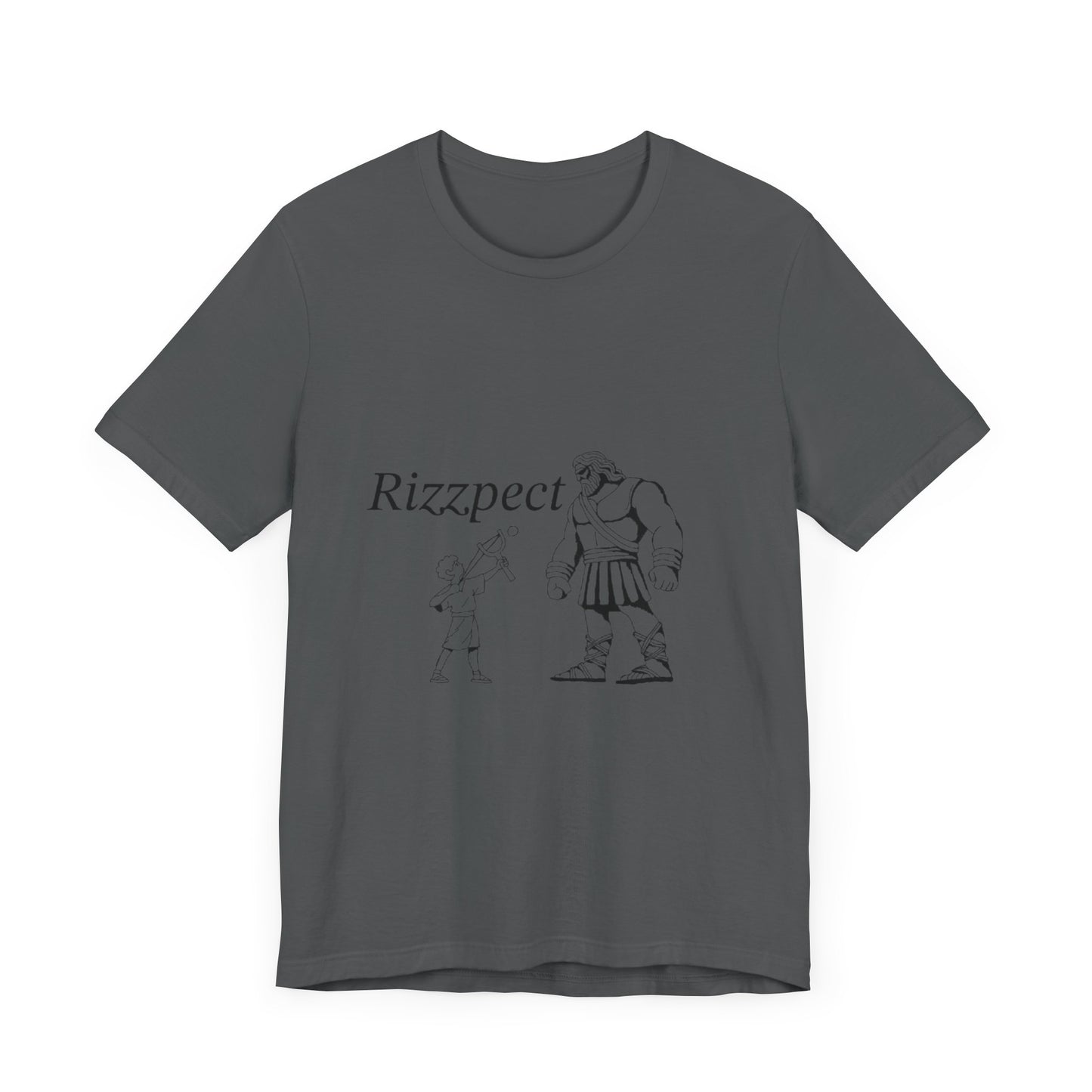 David and Goliath Rizzpect Unisex Jersey Short Sleeve Tee