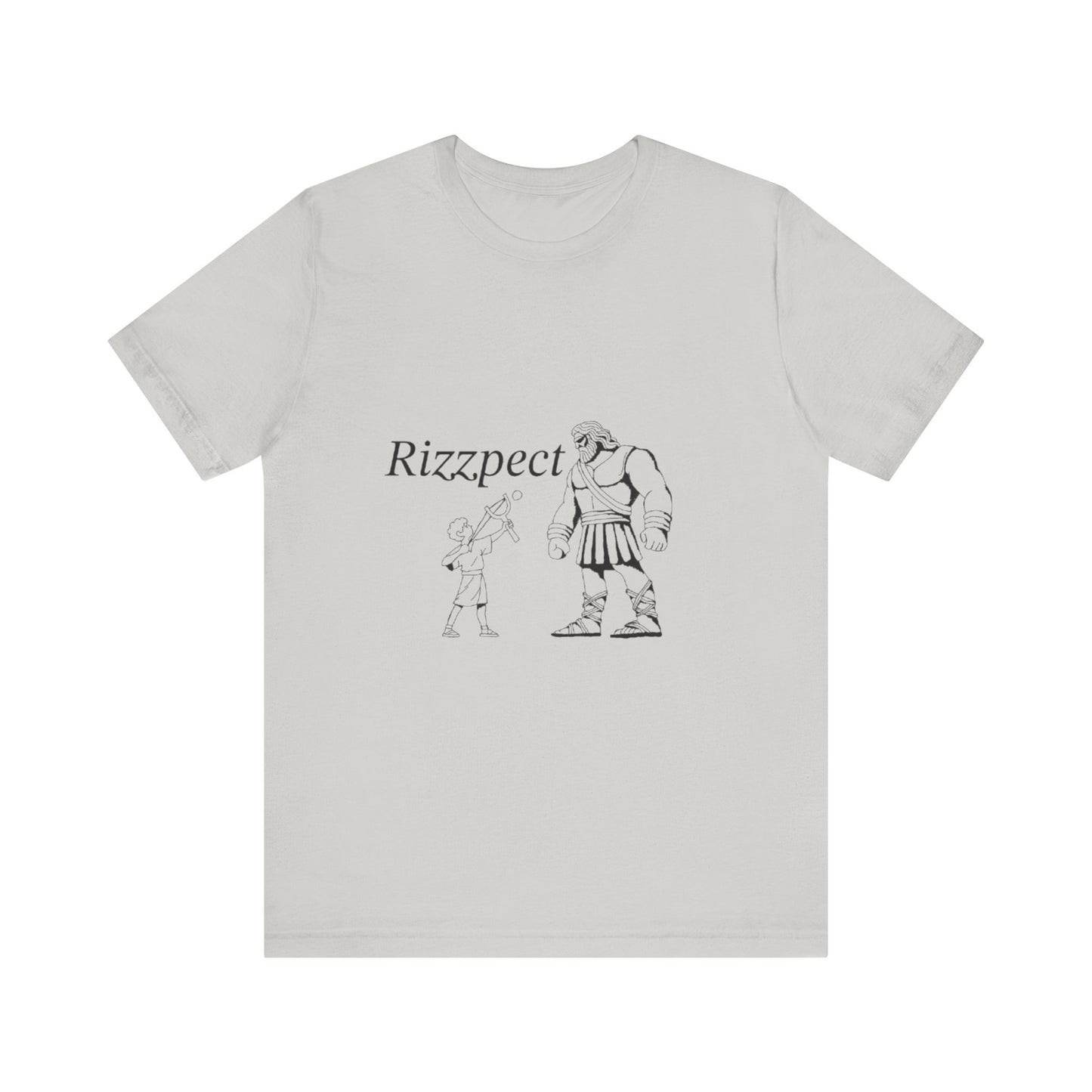 David and Goliath Rizzpect Unisex Jersey Short Sleeve Tee