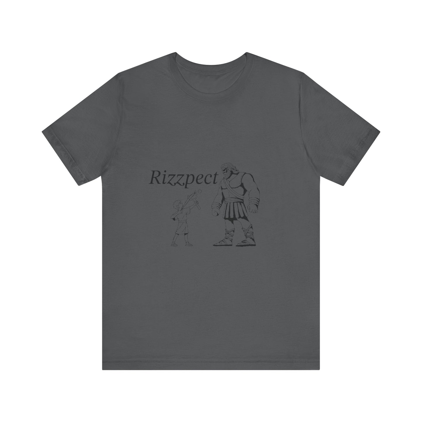 David and Goliath Rizzpect Unisex Jersey Short Sleeve Tee
