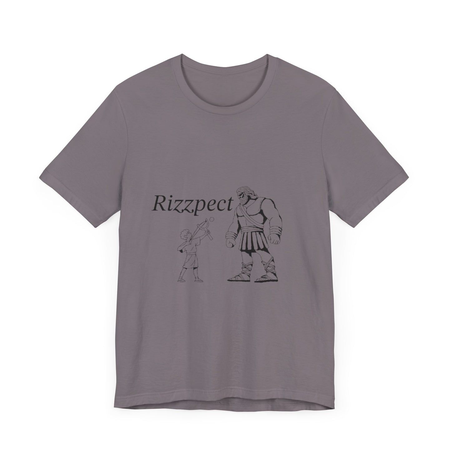 David and Goliath Rizzpect Unisex Jersey Short Sleeve Tee