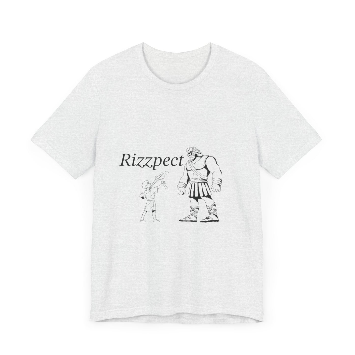 David and Goliath Rizzpect Unisex Jersey Short Sleeve Tee