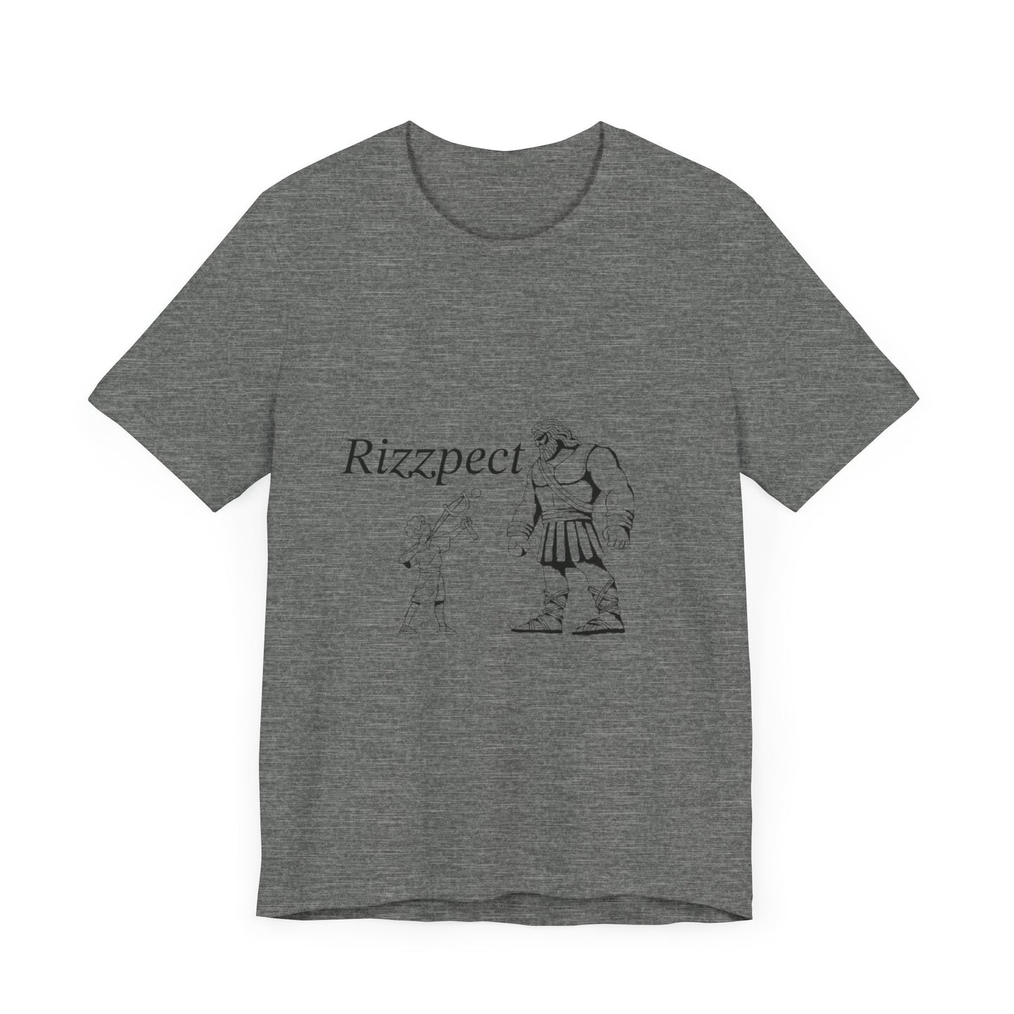 David and Goliath Rizzpect Unisex Jersey Short Sleeve Tee