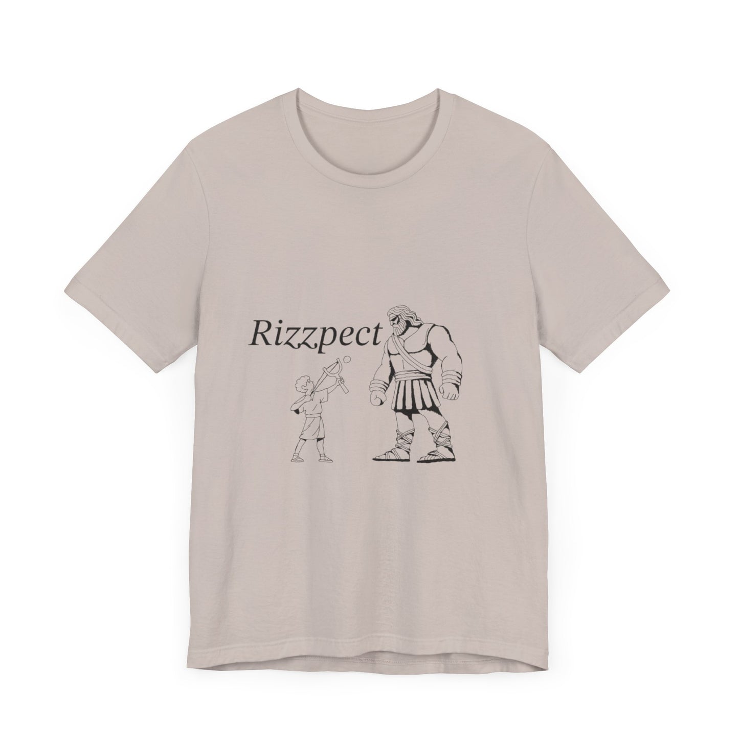 David and Goliath Rizzpect Unisex Jersey Short Sleeve Tee