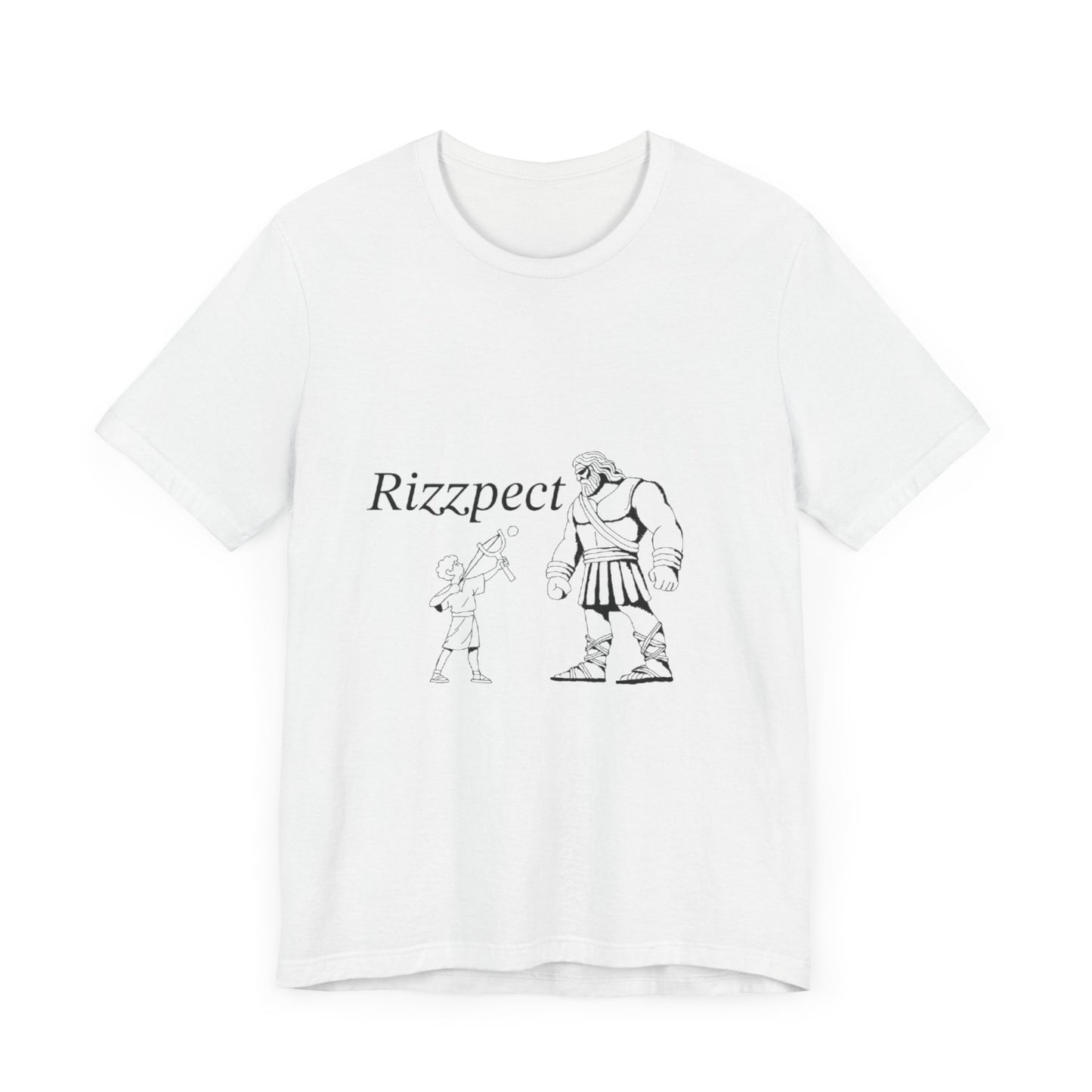 David and Goliath Rizzpect Unisex Jersey Short Sleeve Tee