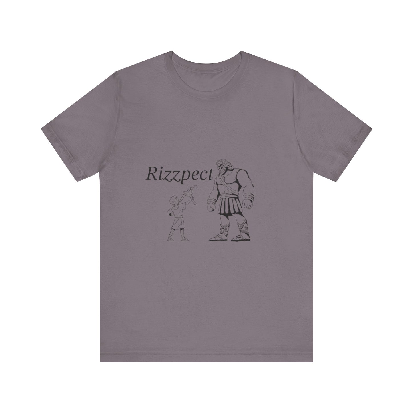 David and Goliath Rizzpect Unisex Jersey Short Sleeve Tee