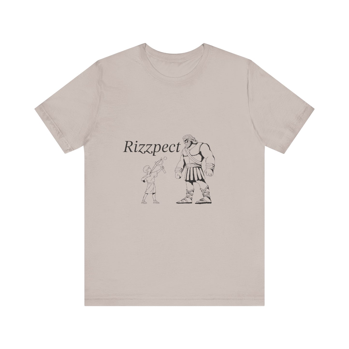David and Goliath Rizzpect Unisex Jersey Short Sleeve Tee