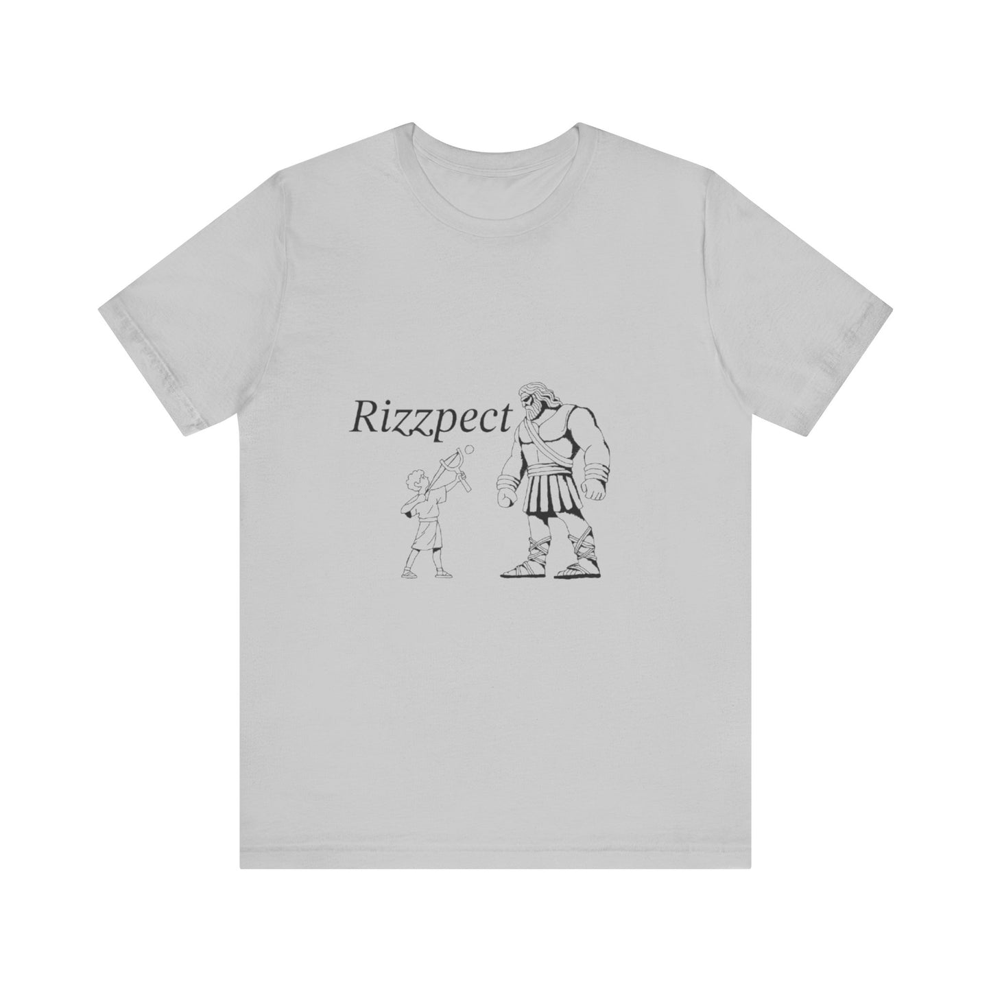 David and Goliath Rizzpect Unisex Jersey Short Sleeve Tee