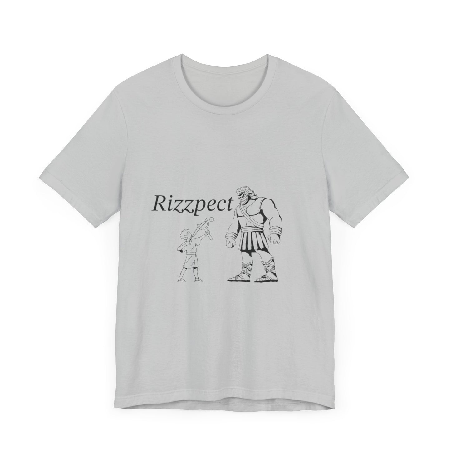 David and Goliath Rizzpect Unisex Jersey Short Sleeve Tee