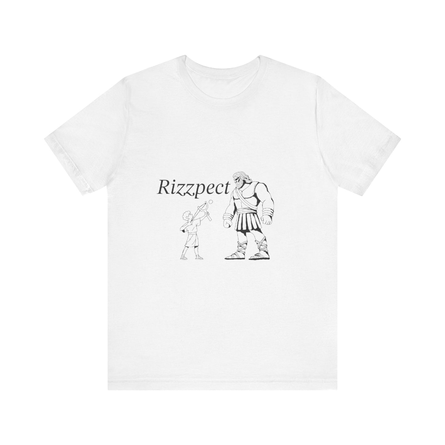 David and Goliath Rizzpect Unisex Jersey Short Sleeve Tee