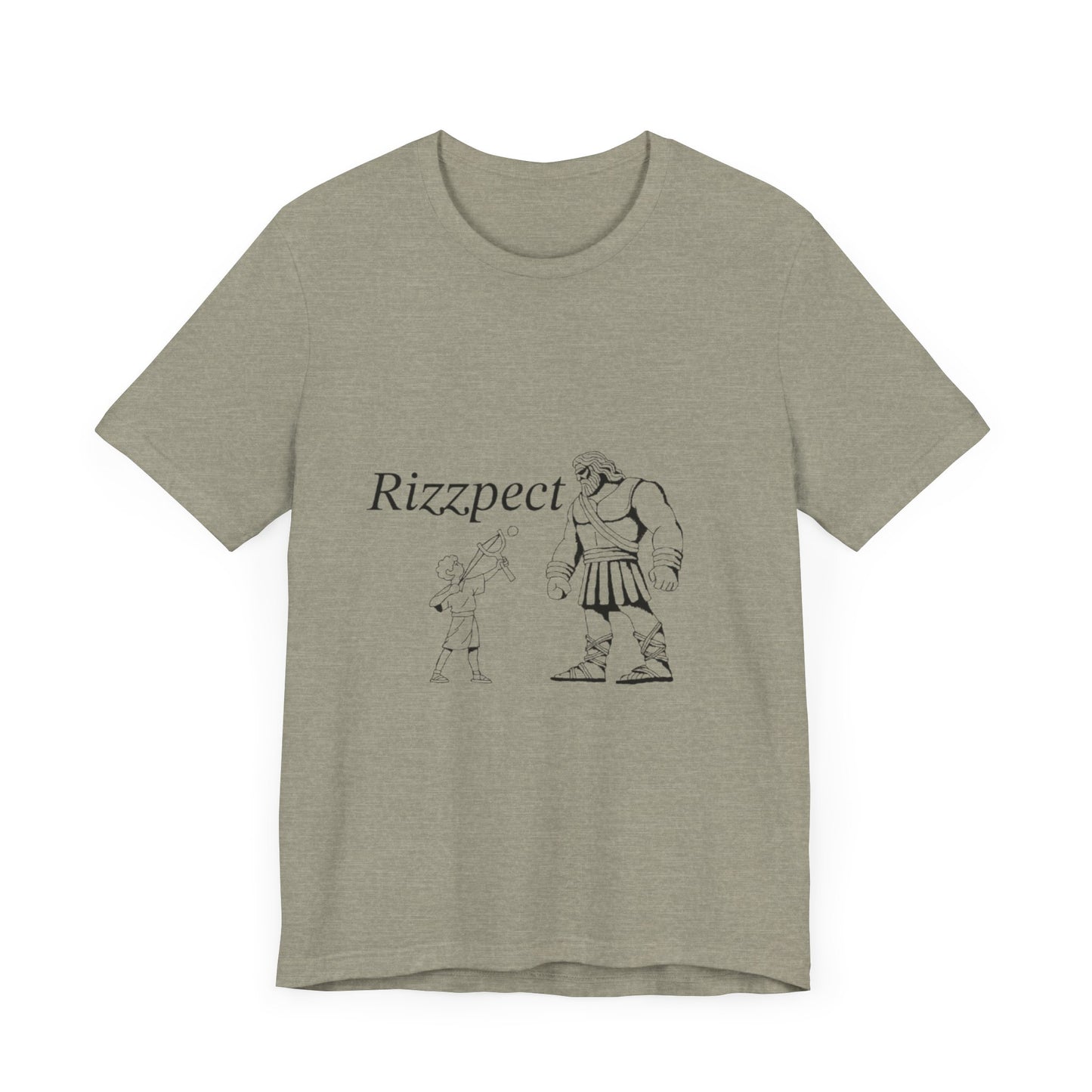 David and Goliath Rizzpect Unisex Jersey Short Sleeve Tee