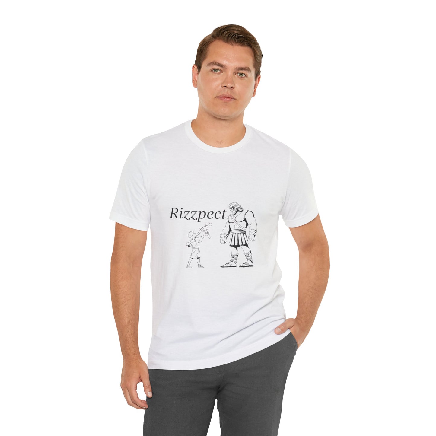 David and Goliath Rizzpect Unisex Jersey Short Sleeve Tee