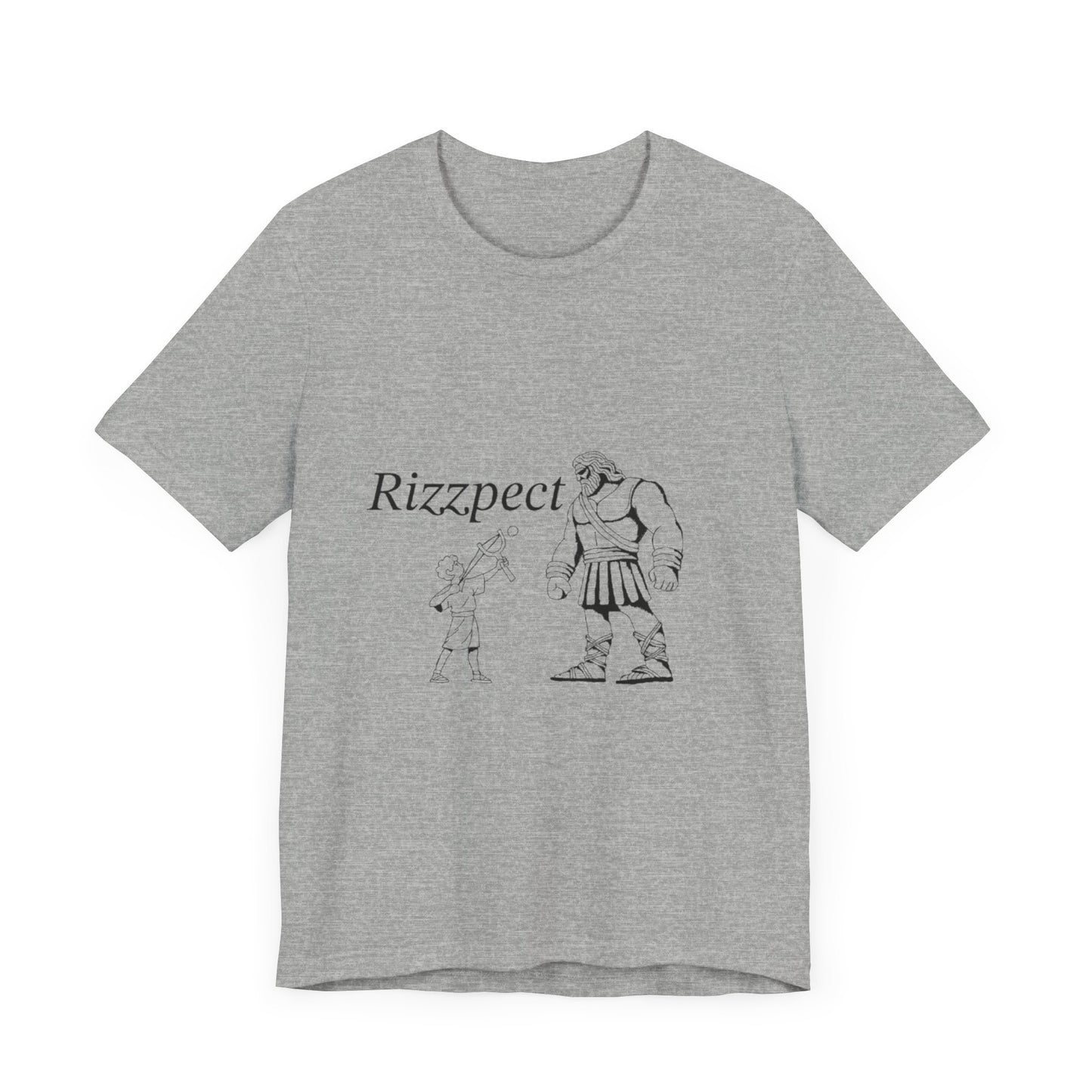 David and Goliath Rizzpect Unisex Jersey Short Sleeve Tee