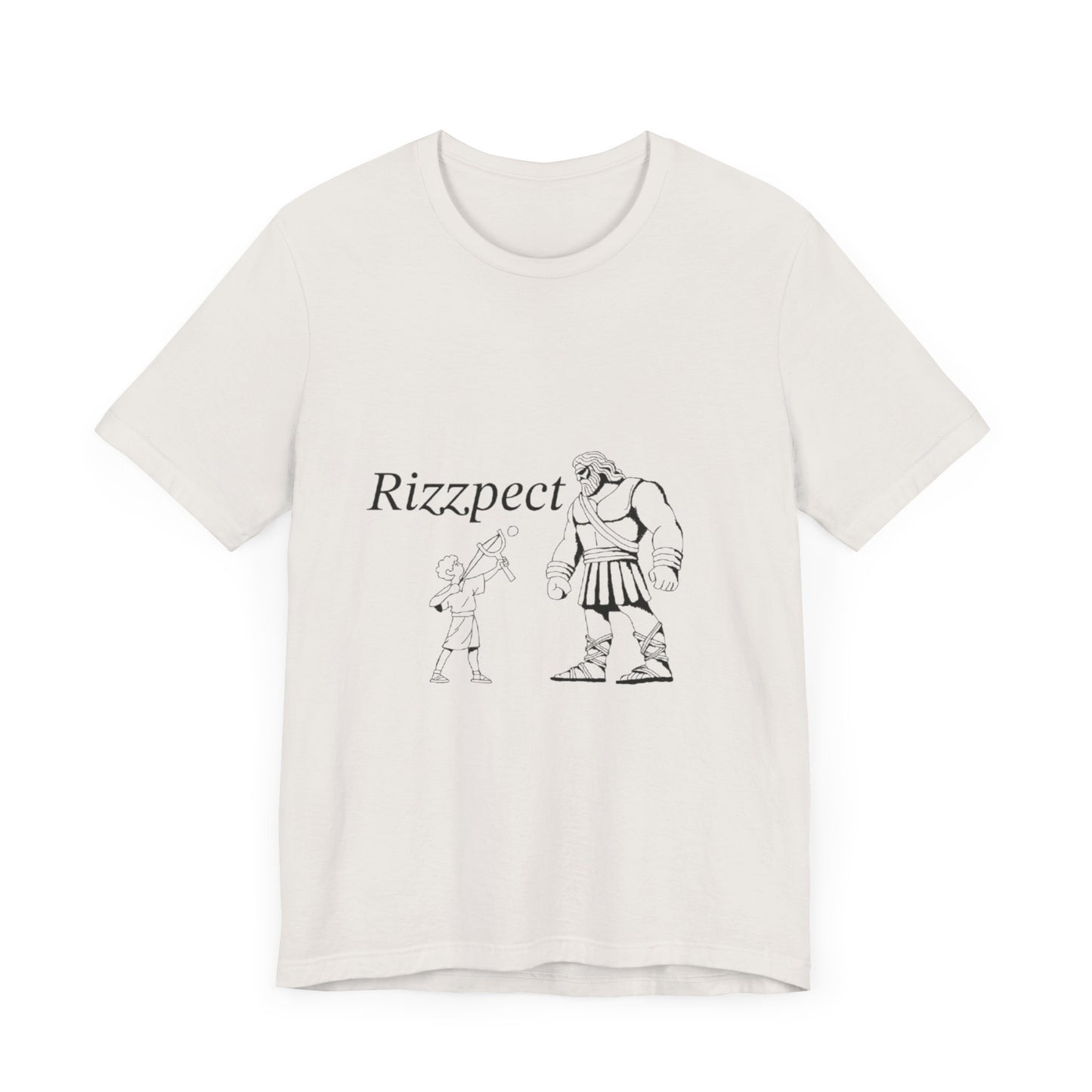 David and Goliath Rizzpect Unisex Jersey Short Sleeve Tee