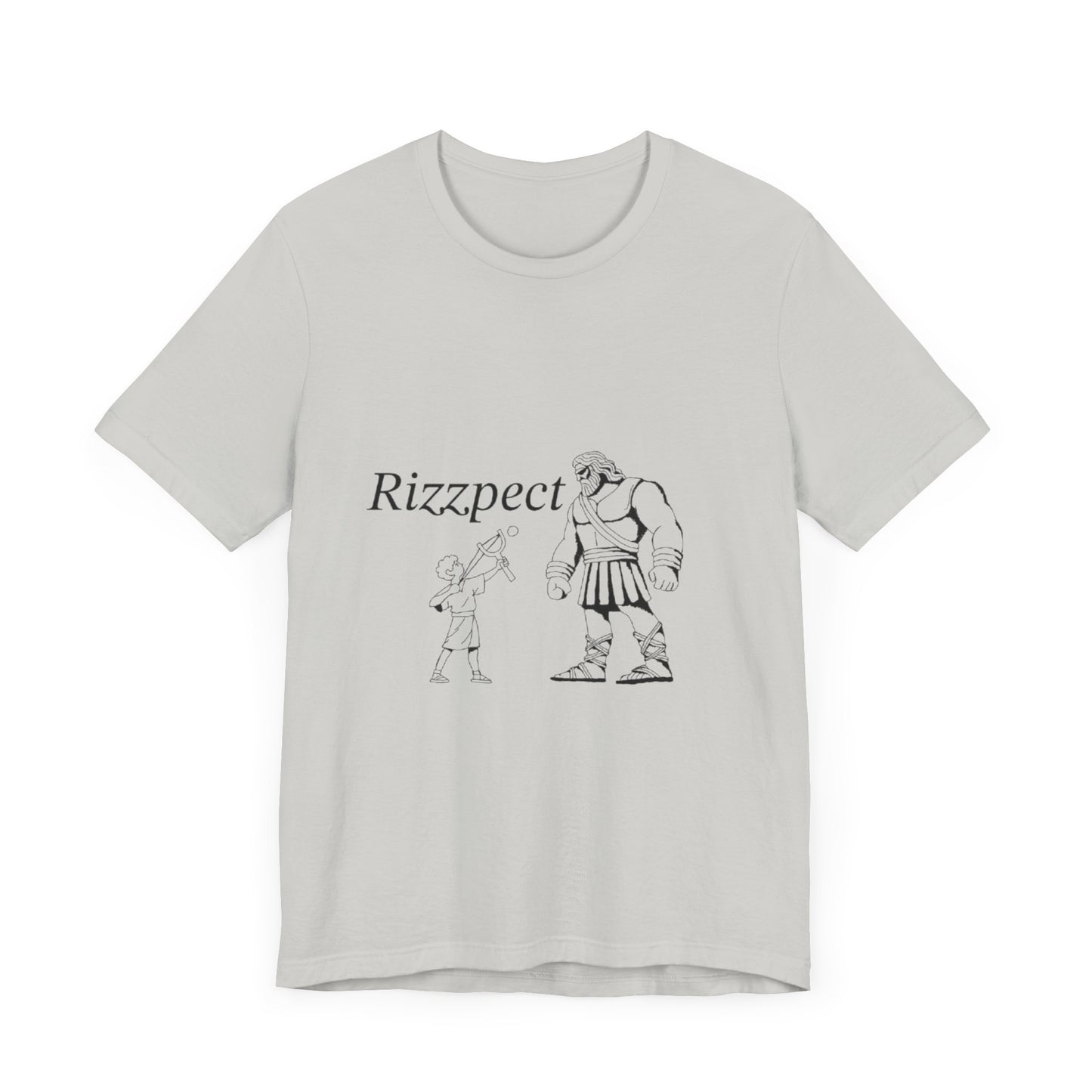 David and Goliath Rizzpect Unisex Jersey Short Sleeve Tee