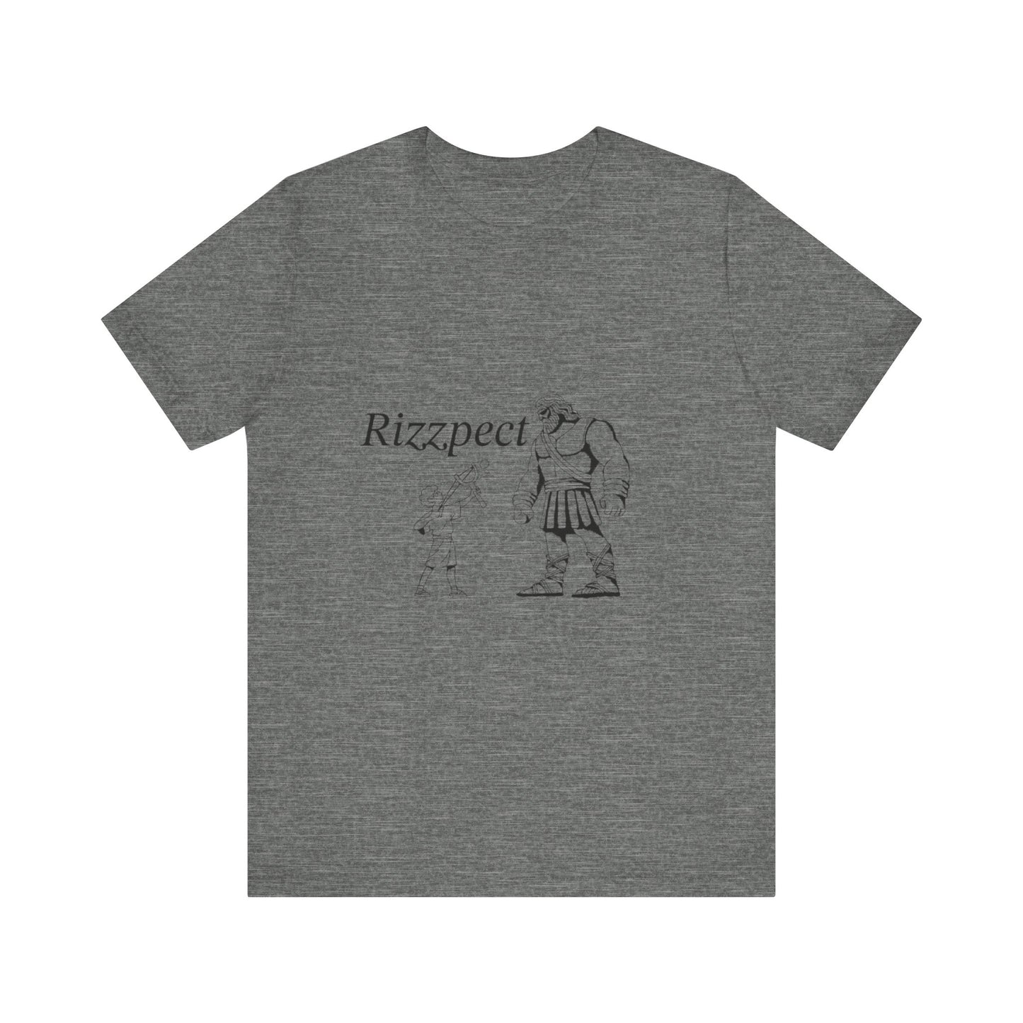 David and Goliath Rizzpect Unisex Jersey Short Sleeve Tee
