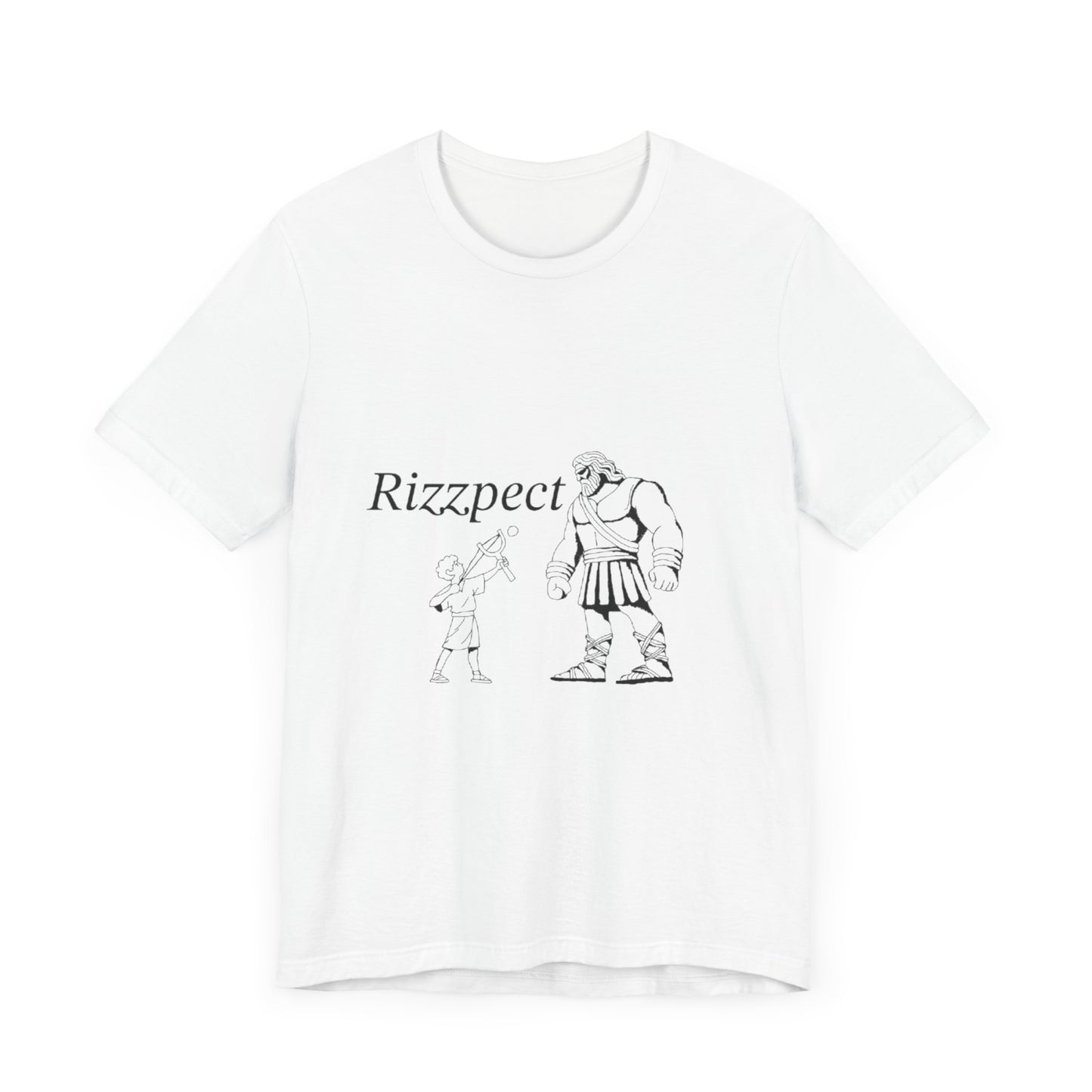 David and Goliath Rizzpect Unisex Jersey Short Sleeve Tee