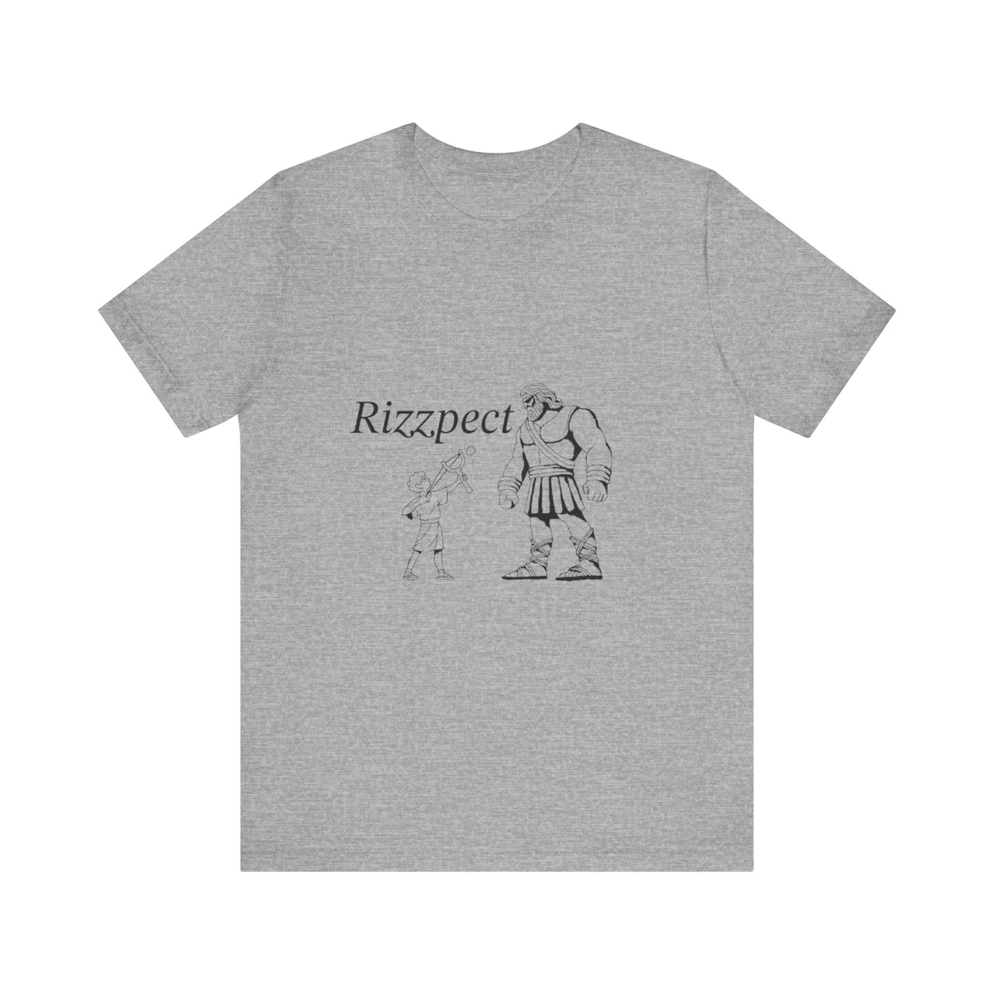 David and Goliath Rizzpect Unisex Jersey Short Sleeve Tee