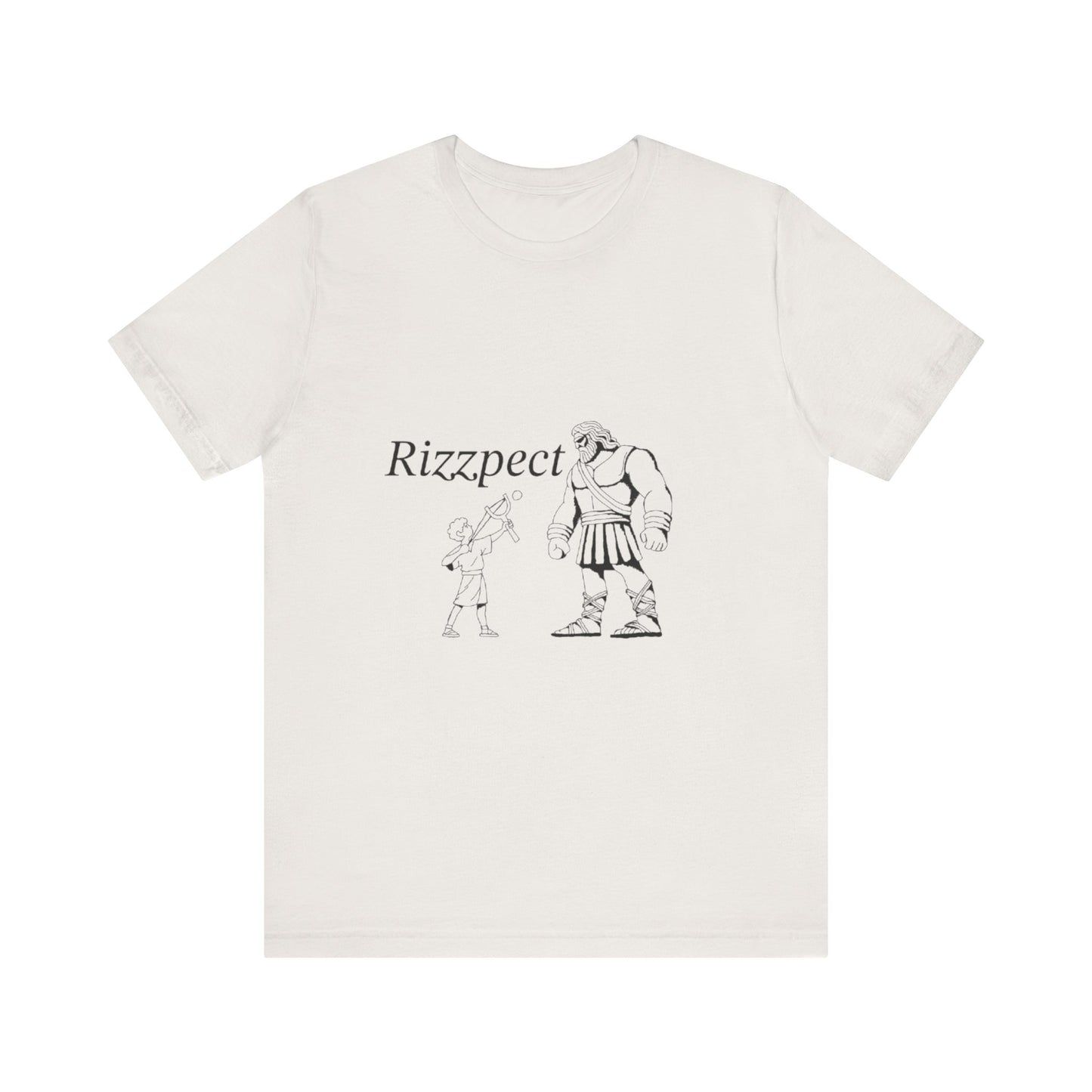 David and Goliath Rizzpect Unisex Jersey Short Sleeve Tee