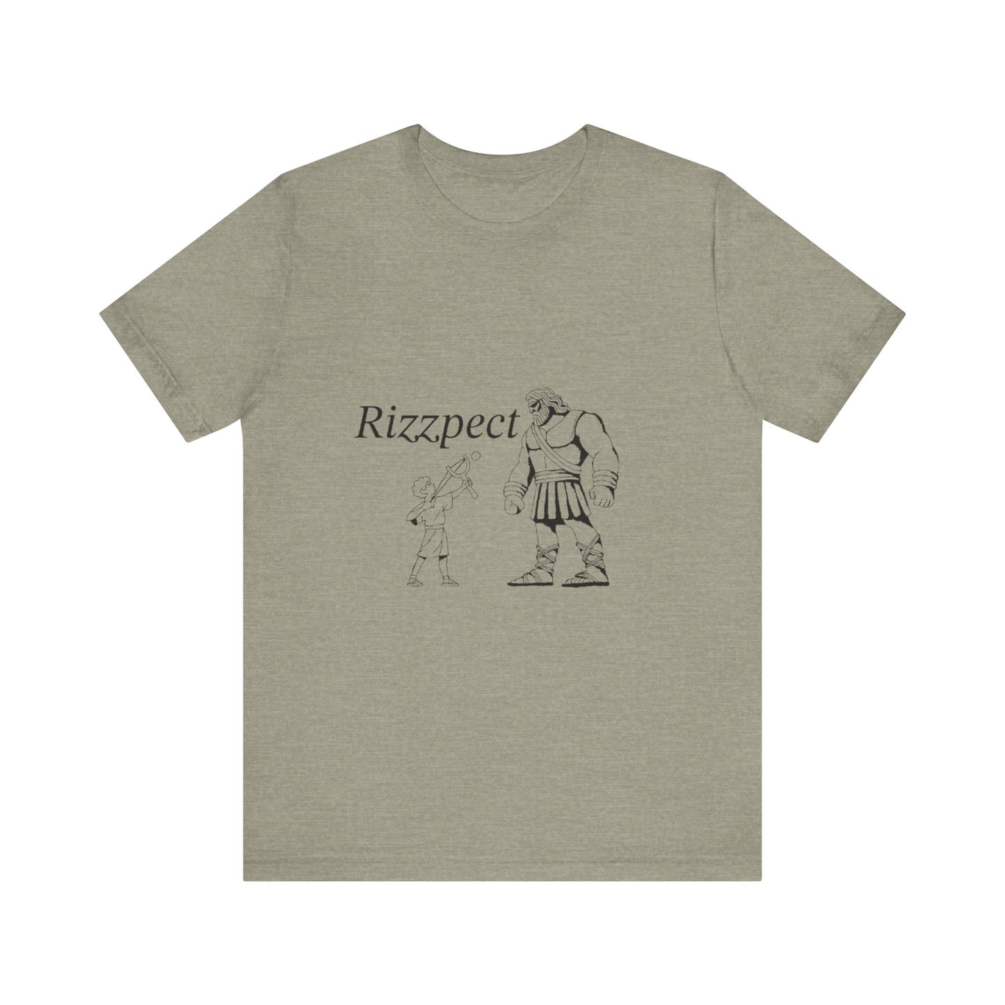 David and Goliath Rizzpect Unisex Jersey Short Sleeve Tee