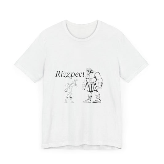 David and Goliath Rizzpect Unisex Jersey Short Sleeve Tee